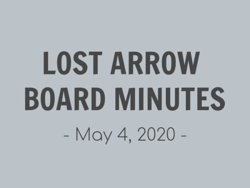 BOARD MINUTES – May 4,&nbsp;2020